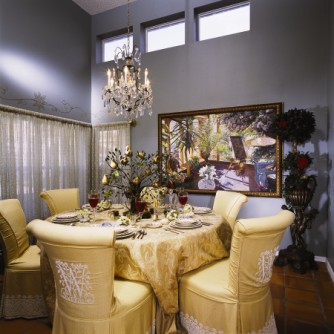 Dining Room on South Florida Home Decorating Magazine For Interior Design Remodeling